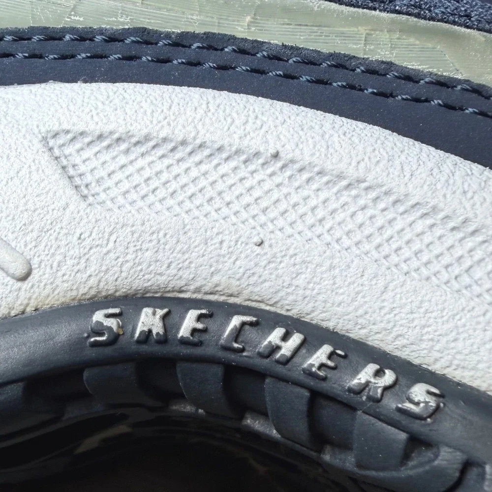 Skechers Sport 17416 Womens Size 6.5 Navy Gray Athletic Walking Shoes Sneakers